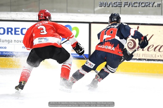 2019-11-16 Valpellice Bulldogs-Hockey Milano Bears 1662 Bryan Suevo